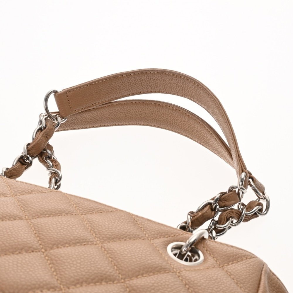 CHANEL PST Petite Tote Beige A20994 Women's Caviar Skin Bag - Picture 4 of 10